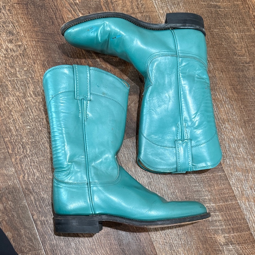 Justin Boots Turquoise Western Footwear